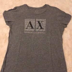 Studded Armani Exchange tee